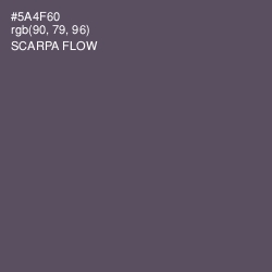 #5A4F60 - Scarpa Flow Color Image